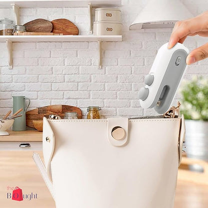 Portable Mini Sealing Machine 2 in 1 USB Rechargeable Magnetic Heat Sealing and Cutting Bag Seal