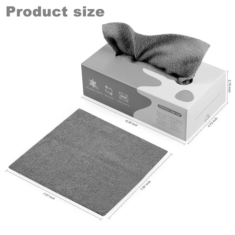 Magic Wipe Home Kitchen Car Multi-functional Cleaning Microfiber cloth (20 Pcs inside Box)