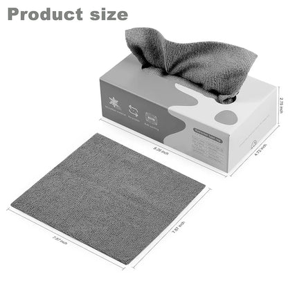 Magic Wipe Home Kitchen Car Multi-functional Cleaning Microfiber cloth (20 Pcs inside Box)