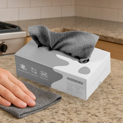Magic Wipe Home Kitchen Car Multi-functional Cleaning Microfiber cloth (20 Pcs inside Box)
